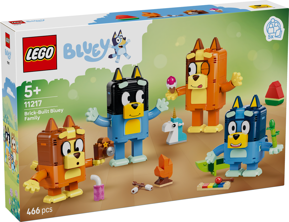 LEGO Bluey 11217 Blujės šeima iš kaladėlių