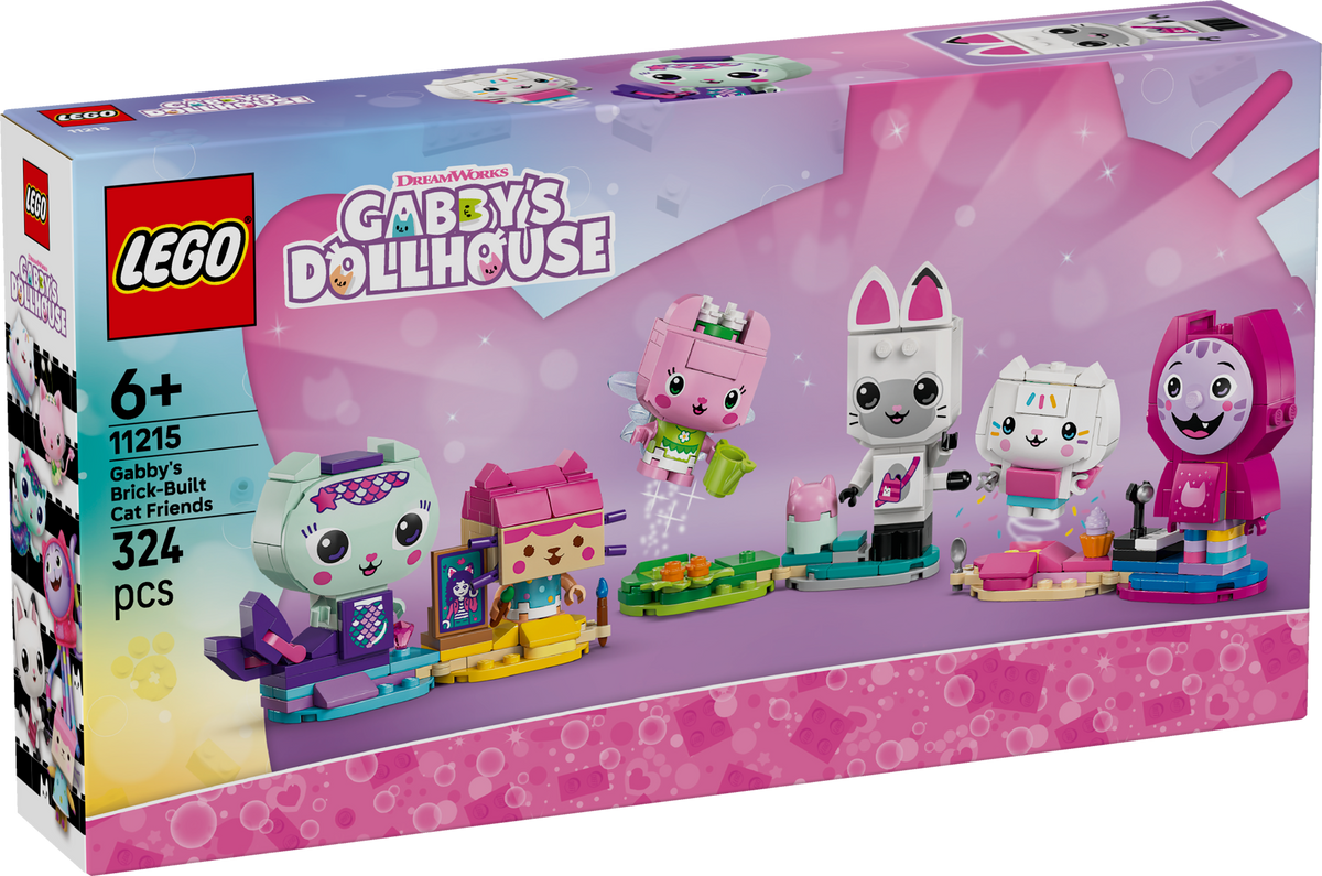 LEGO Gabby's Dollhouse 11215 Gabės kačiukai draugai iš kaladėlių