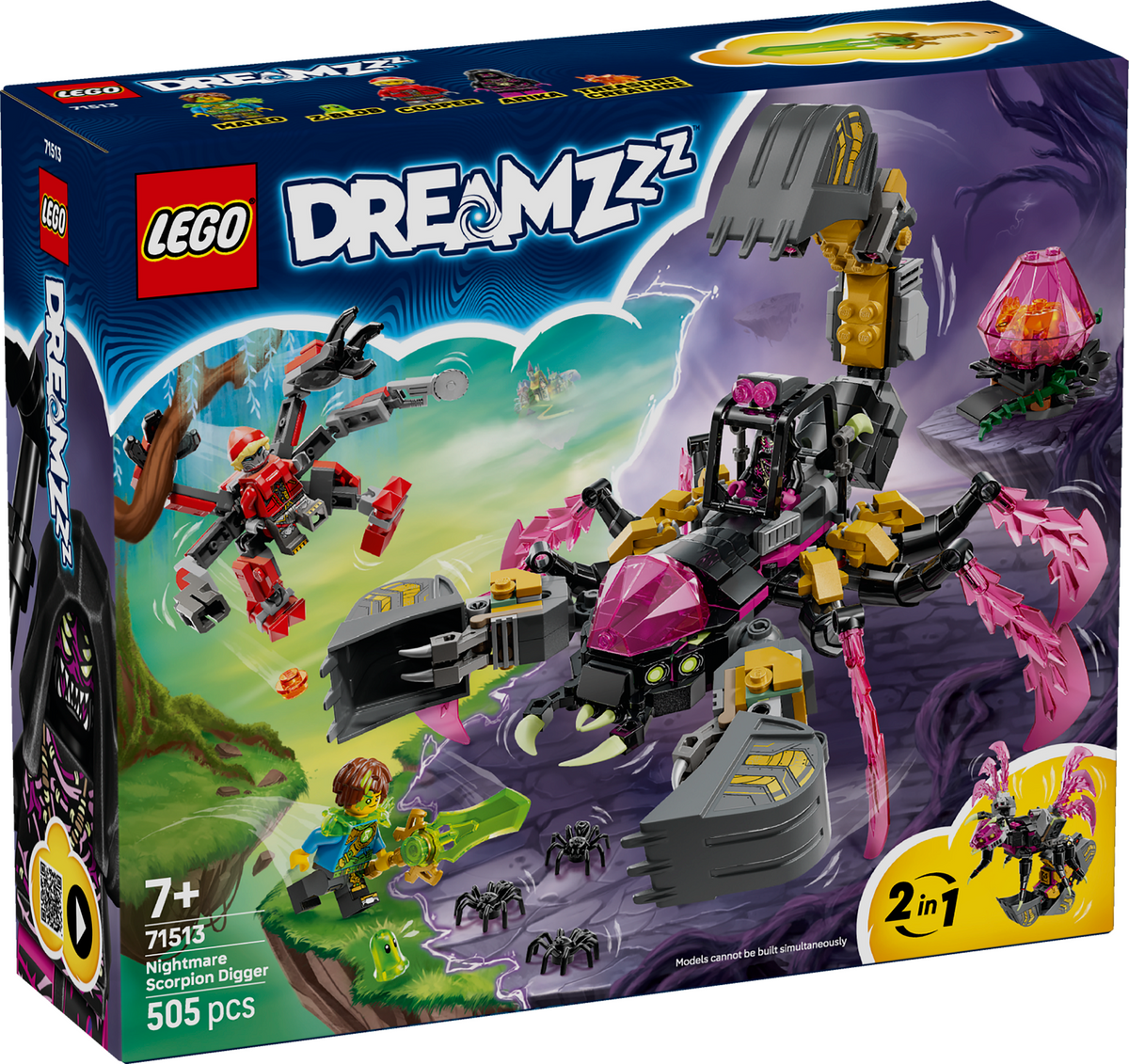 LEGO DREAMZzz 71513 Košmarų skorpionas ekskavatorius