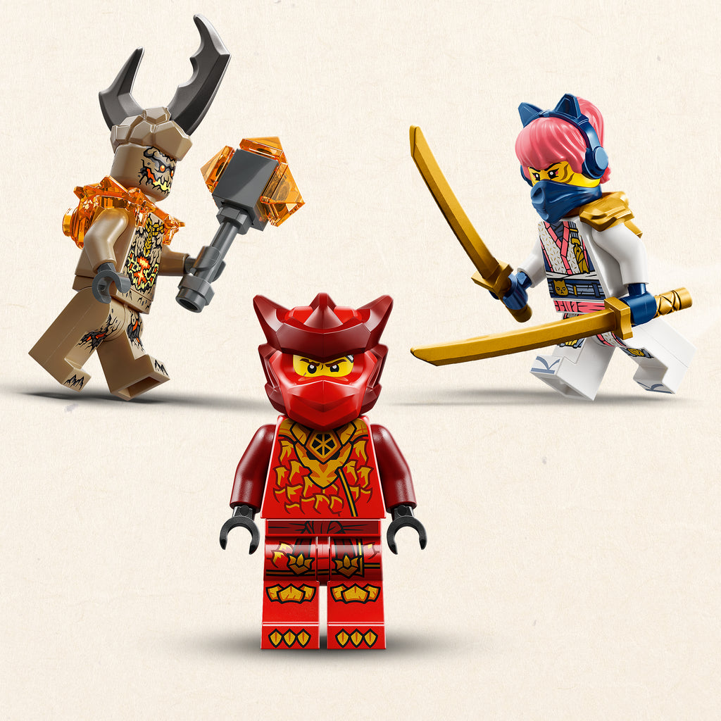 LEGO NINJAGO 71851 Kai drakono roboto kovos rinkinys