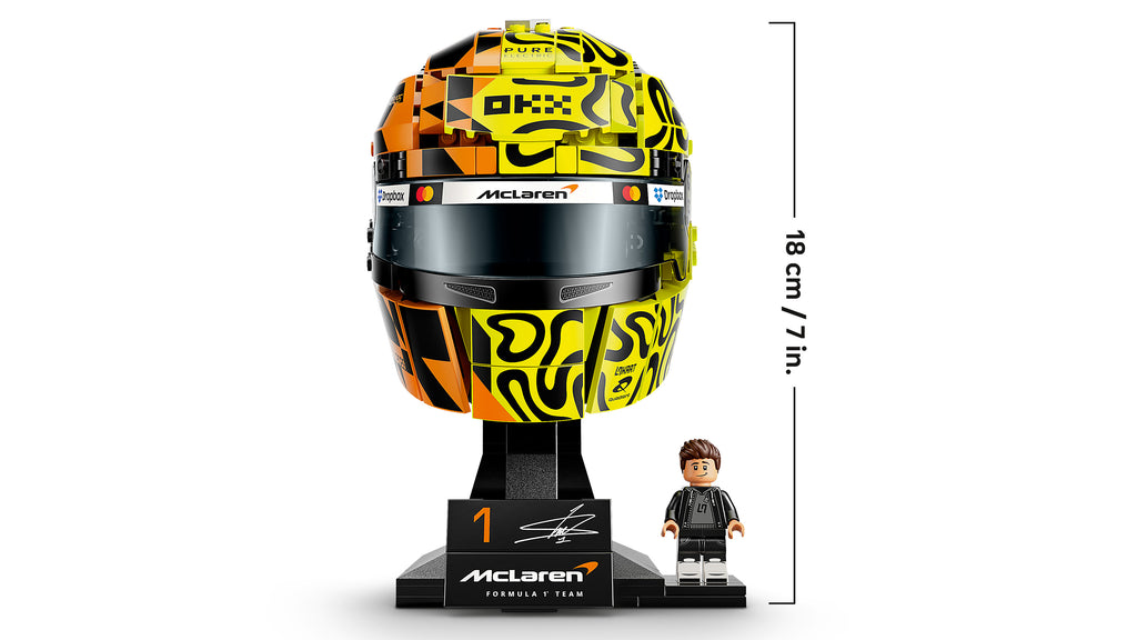 LEGO Editions 43023 McLaren Mastercard F1 komandos Lando Norris šalmas