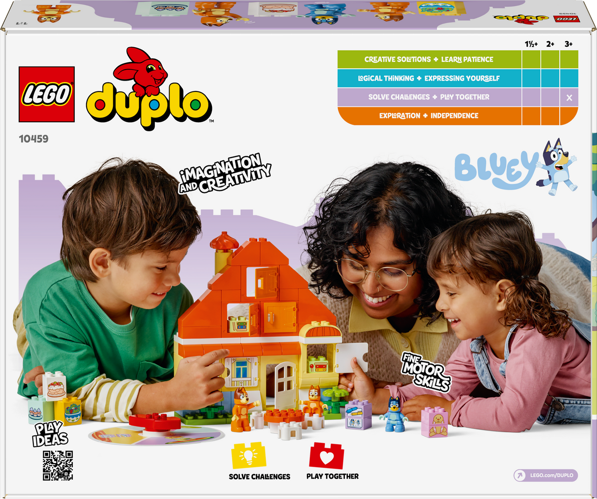LEGO DUPLO 10459 Blujės šeimos namas su atminties žaidimu