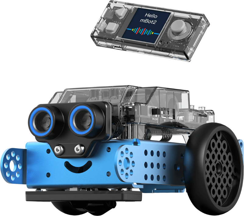 Makeblock mBot2 programuojamas robotas
