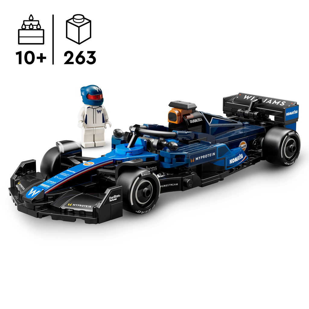 LEGO Speed Champions 77249 Williams Racing FW46 F1 bolidas