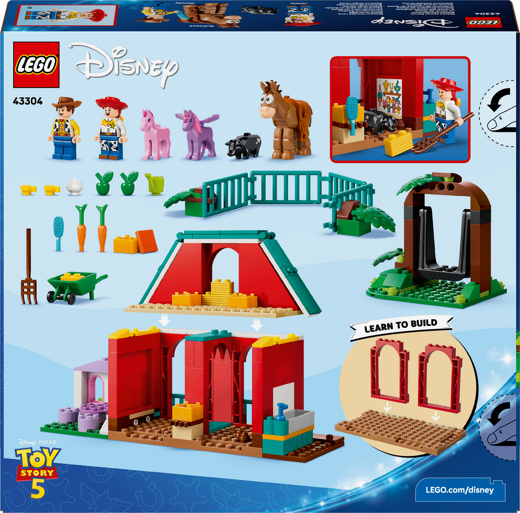 LEGO Disney 43304 Žaislų istorija 5: Blaze žirgų rančia
