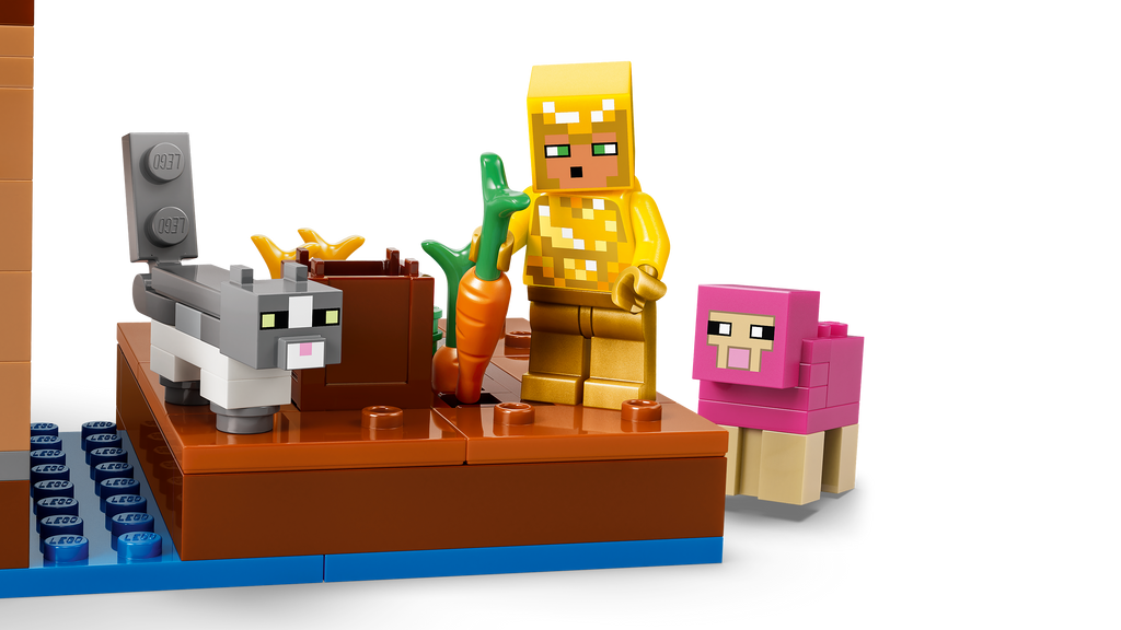 LEGO Minecraft 21596 Kerėtojo ataka kaime