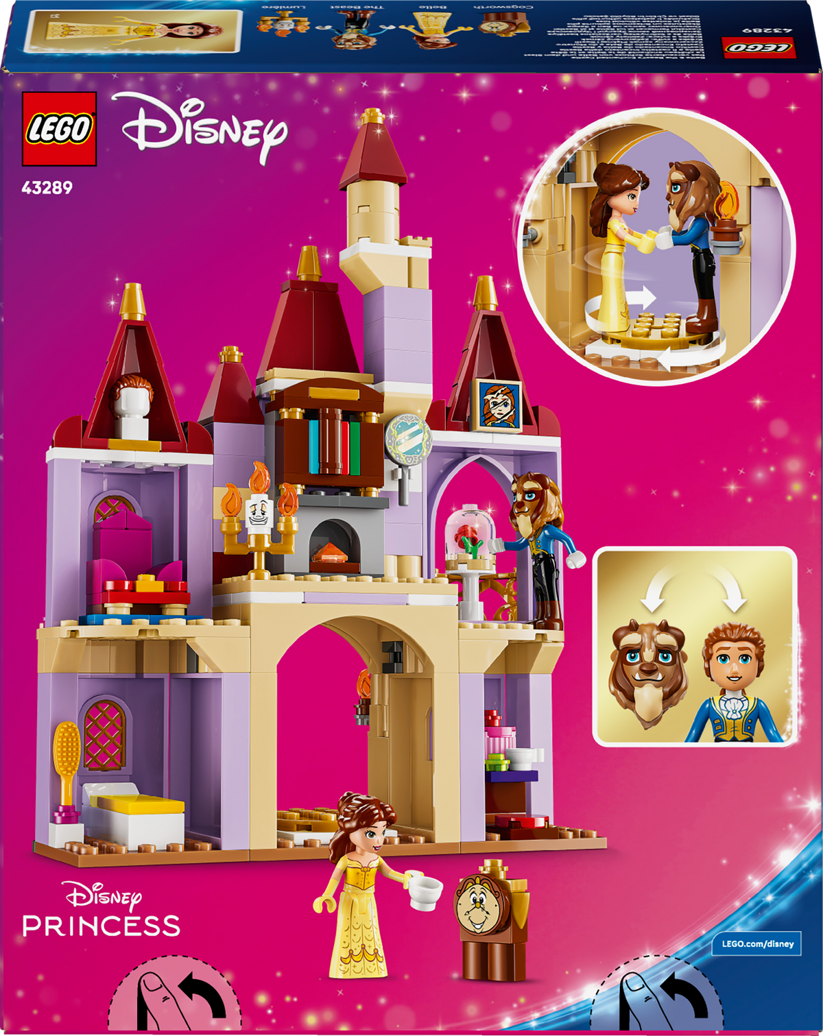 LEGO Disney 43289 Bel ir Pabaisos užburta pilis