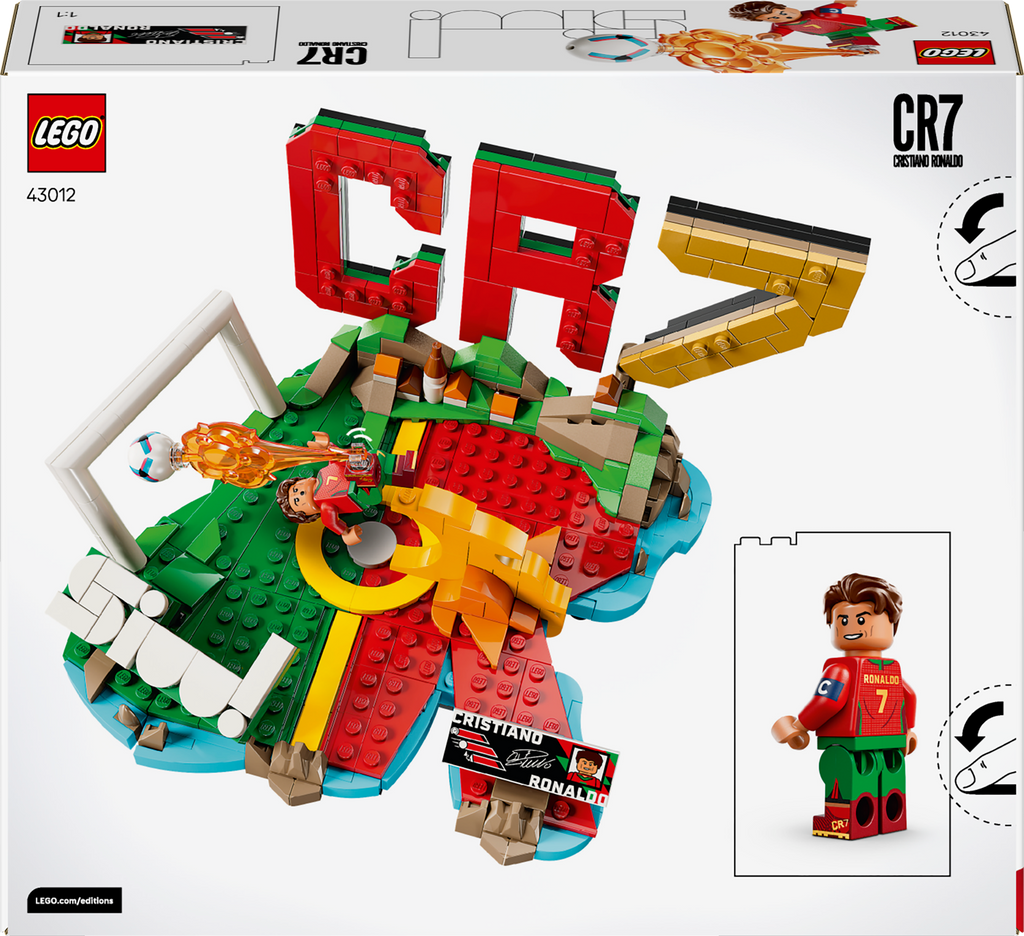 LEGO Editions 43012 Cristiano Ronaldo – futbolo akimirkos