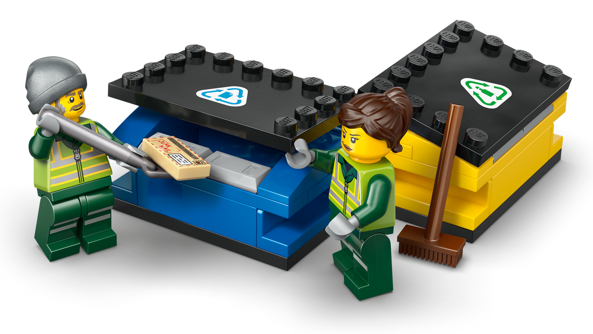 LEGO City 60495 Atliekų perdirbimo sunkvežimis