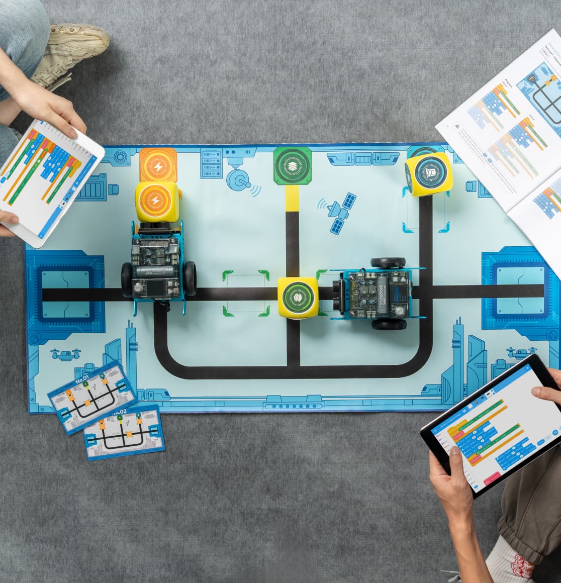 Makeblock mBot2 klasės komplektas, 6 robotai