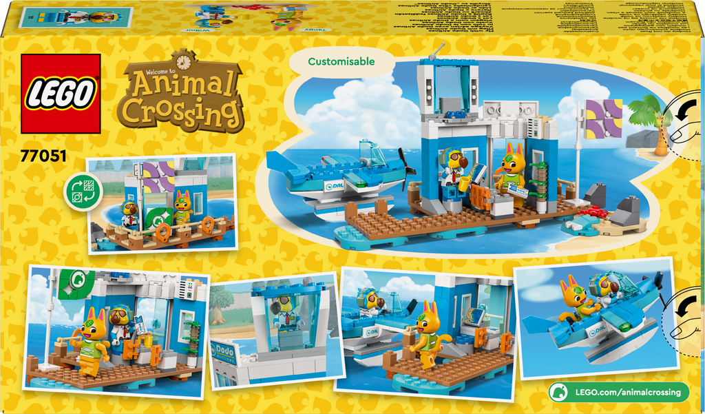LEGO Animal Crossing 77051 Skrydis su Dodo Airlines