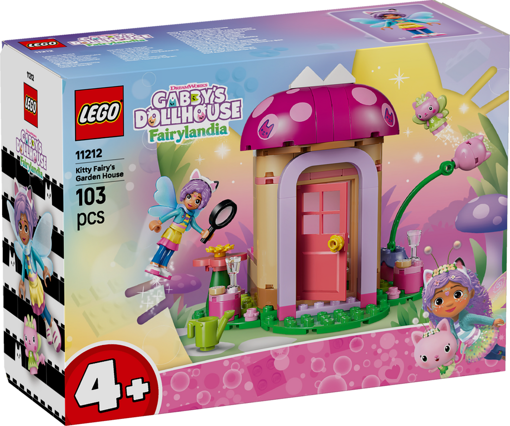 LEGO Gabby's Dollhouse 11212 Kitty Fairy sodo namelis