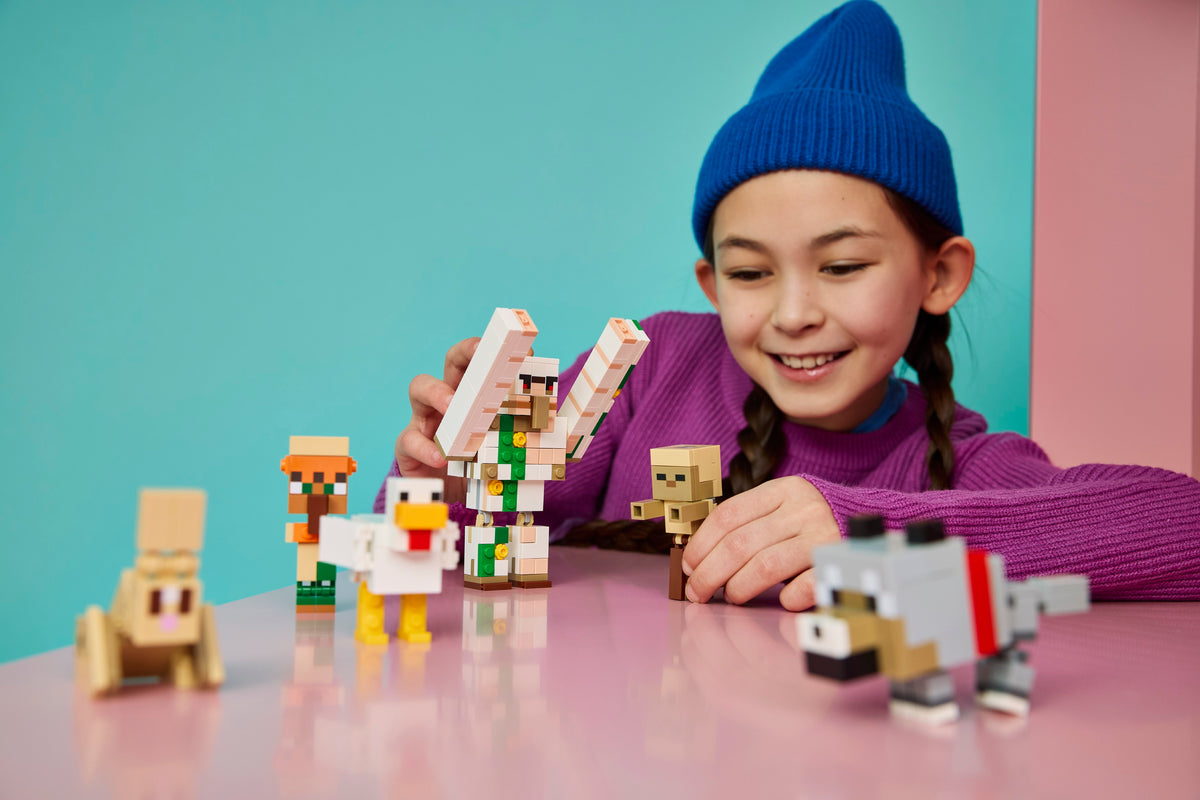LEGO Minecraft 21592 Vištos raitelio ataka dykumoje