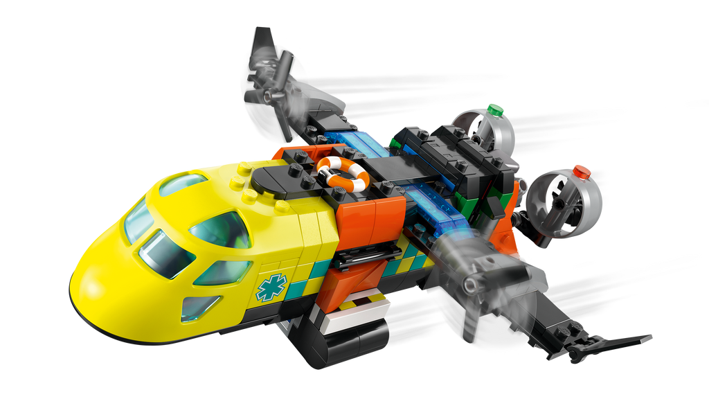 LEGO City 60505 Lėktuvas, techninės pagalbos sunkvežimis ir orlaivis-katamaranas