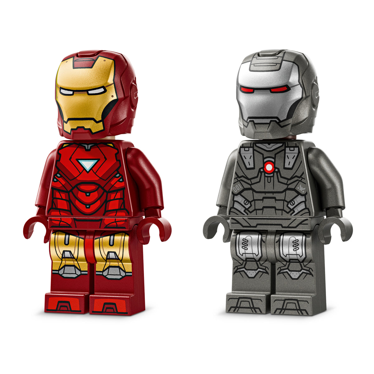 LEGO Marvel 76320 Geležinis žmogus ir Karo mašina prieš Hamerio dronus