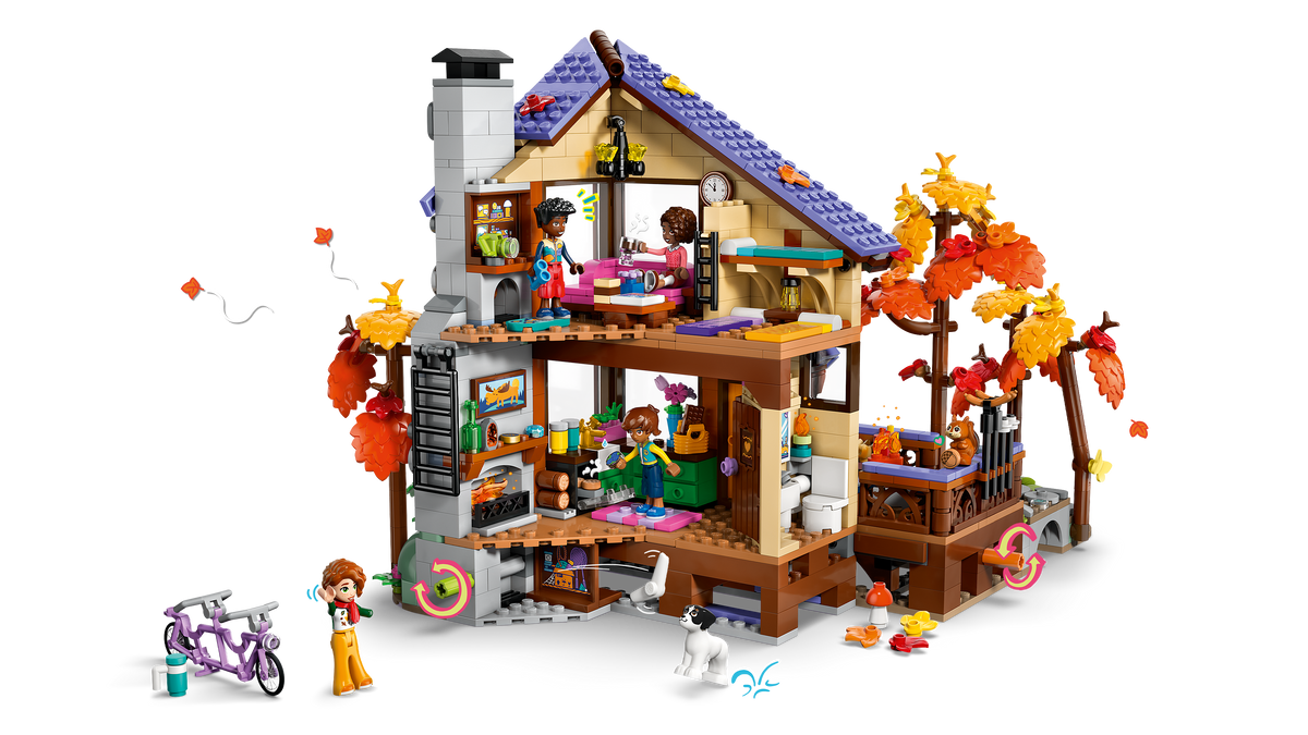 LEGO Friends 42705 Jaukus rudeninis miško namelis