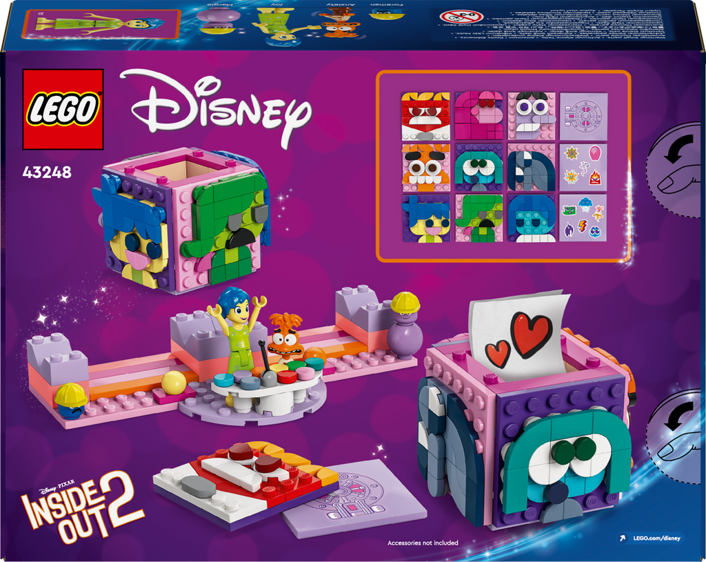 LEGO Disney 43248 Išvirkščiai 2: nuotaikų kubai