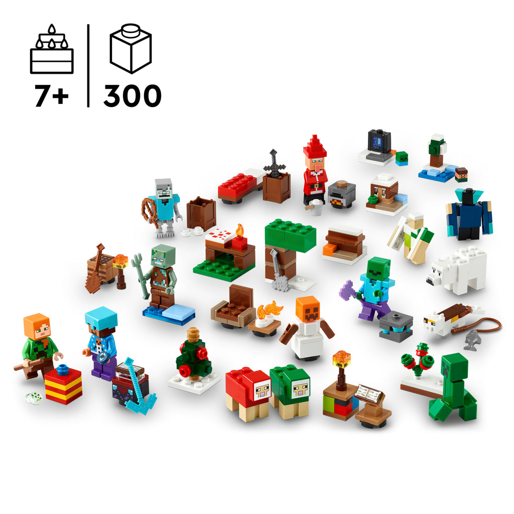 LEGO Minecraft 21280 Advento kalendorius 2025
