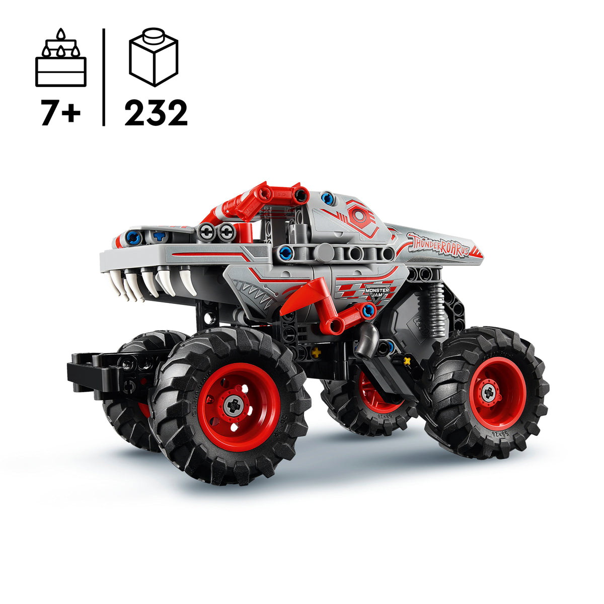 LEGO Technic 42200 Monster Jam ThunderROARus su inerciniu varikliu