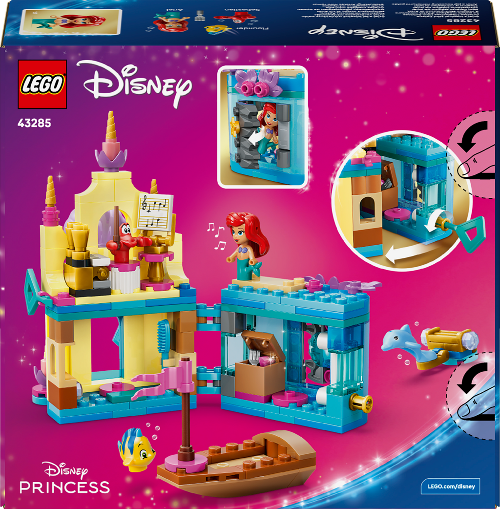 LEGO Disney 43285 Arielės stebuklingi mini rūmai