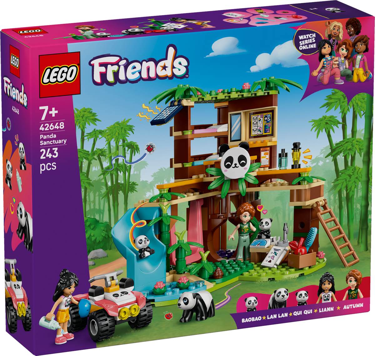 LEGO Friends 42648 Pandų prieglauda