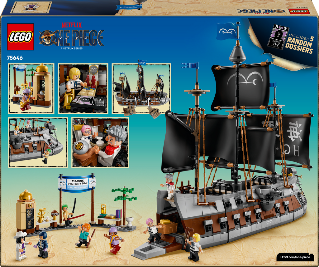 LEGO ONE PIECE 75646 Garpo jūrų pėstininkų karo laivas