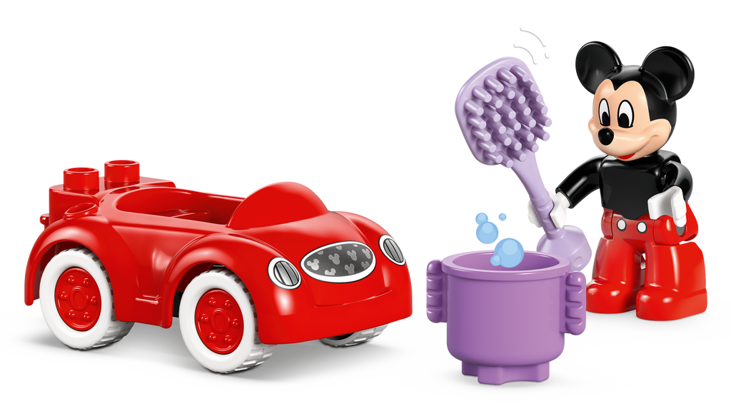 LEGO DUPLO 10454 Peliuko Mikio klubo namelis ir automobilis