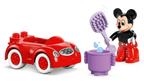 LEGO DUPLO 10454 Peliuko Mikio klubo namelis ir automobilis