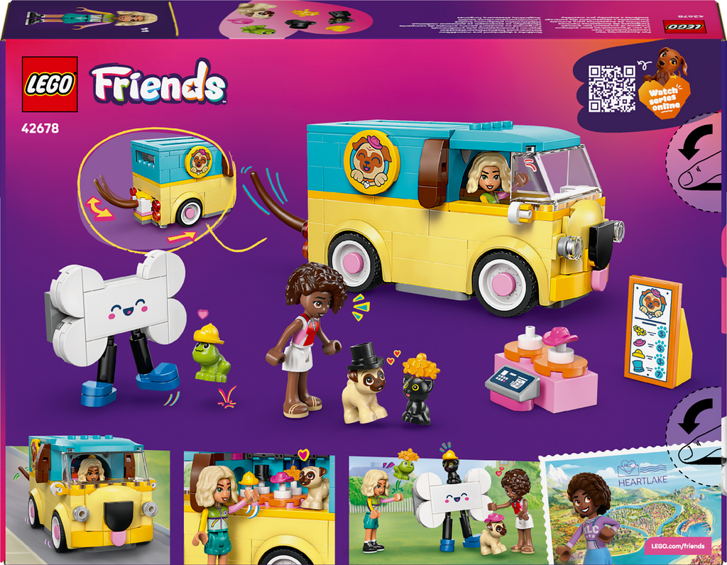 LEGO Friends 42678 Augintinių reikmenų furgonas