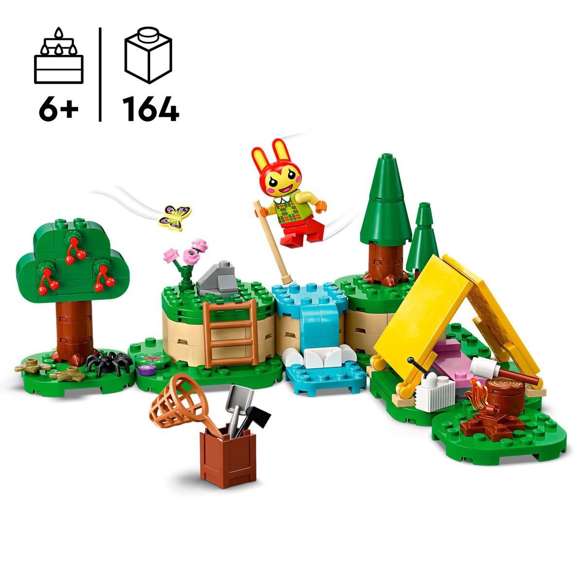 LEGO Animal Crossing 77047 Bunnie pramogos lauke