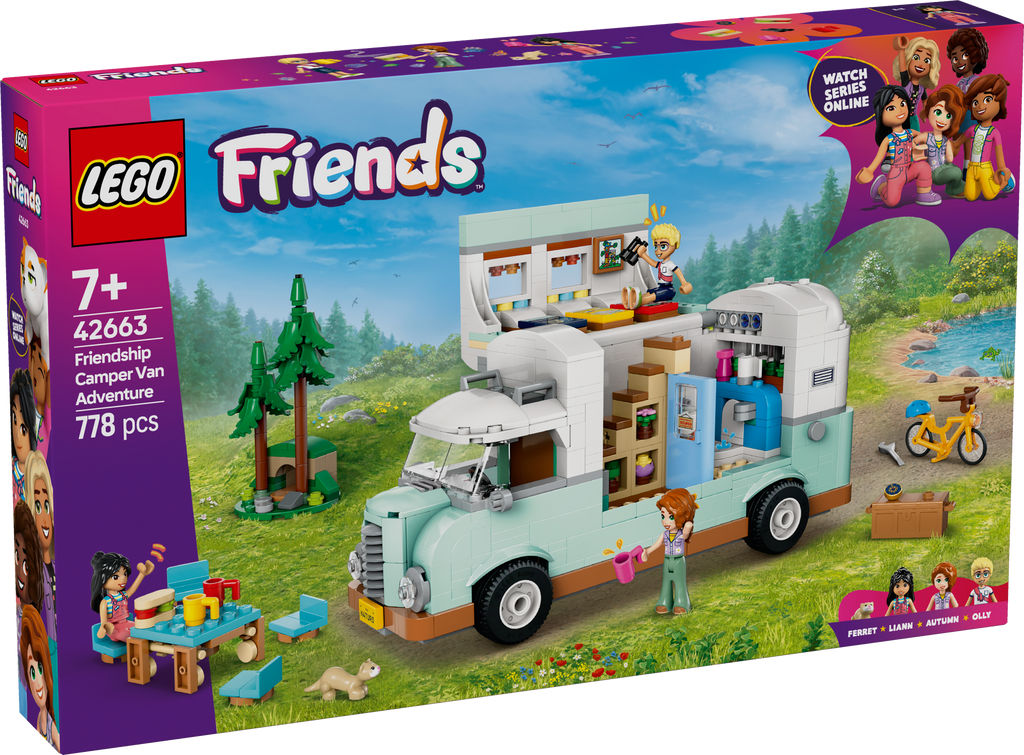 LEGO Friends 42663 Draugų nuotykis kemperiu