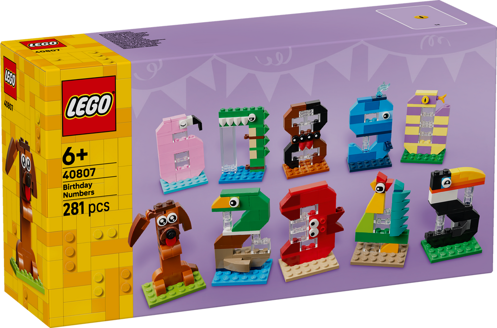 LEGO Iconic 40807 Gimtadienio skaičiai
