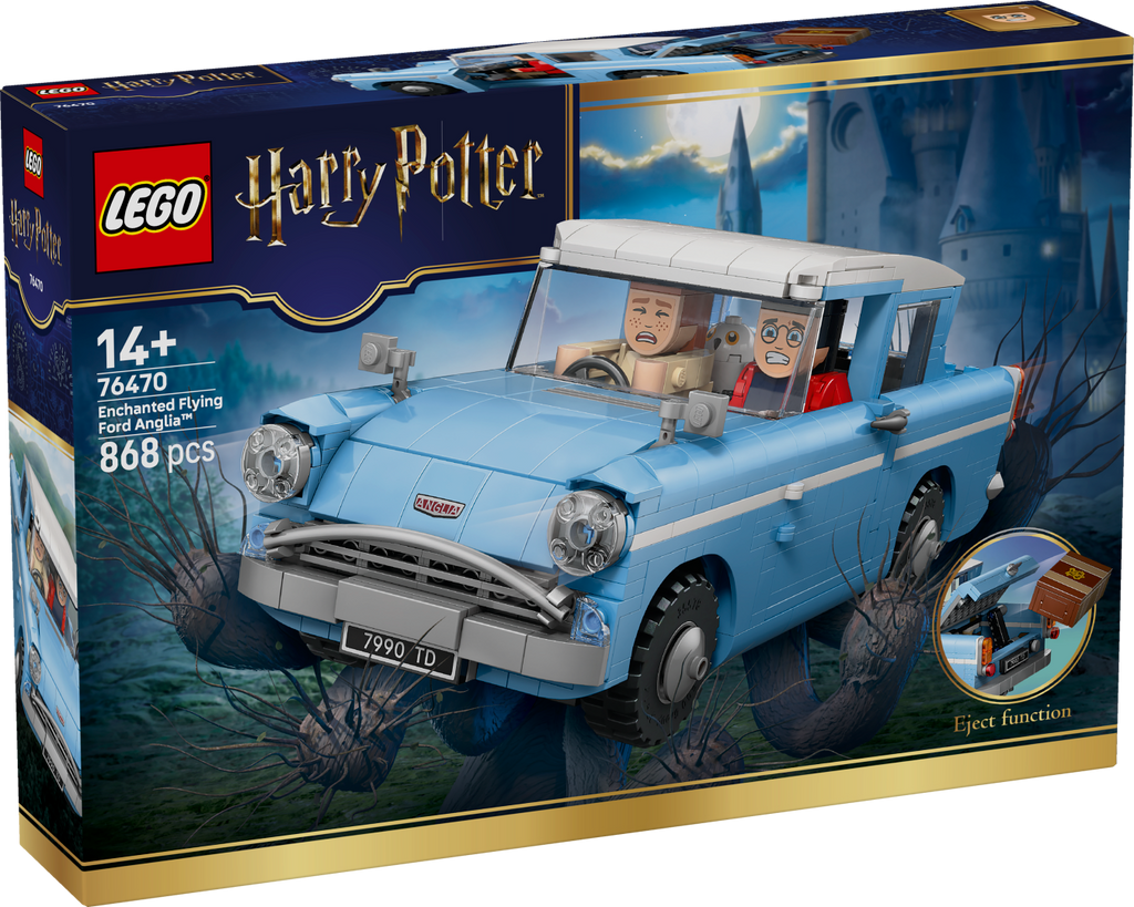 LEGO Harry Potter 76470 Užkerėtas skraidantis Ford Anglia