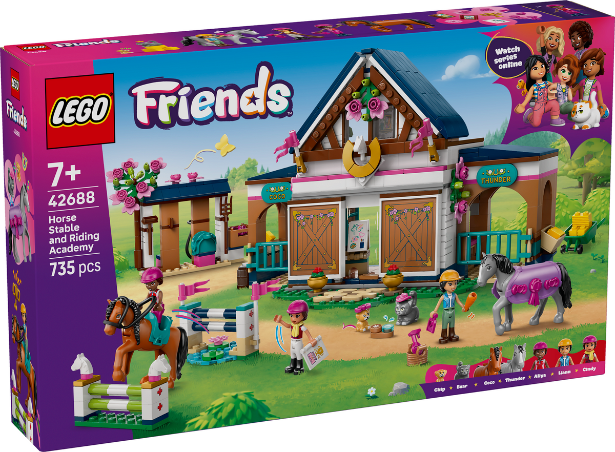 LEGO Friends 42688 Žirgų arklidė ir jojimo akademija