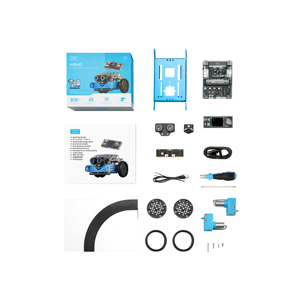 Makeblock mBot2 programuojamas robotas