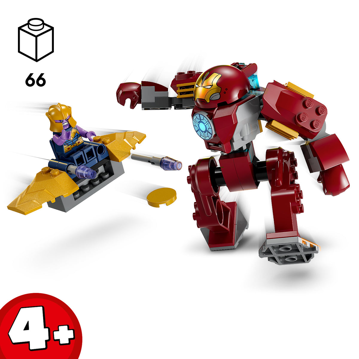 LEGO Marvel 76263 Geležinio žmogaus Halkbasteris prieš Thanosą