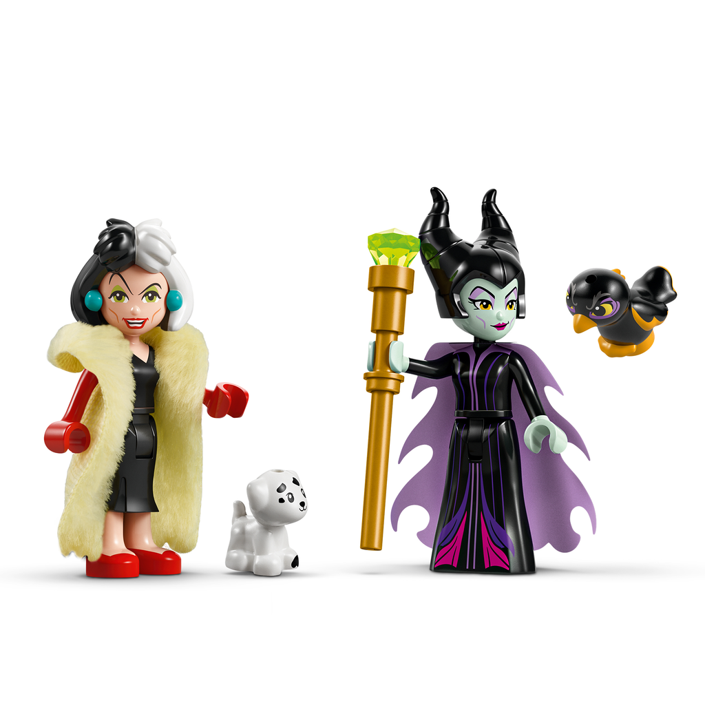 LEGO Disney 43262 Piktadarės ir Kruelos De Vil suknelės