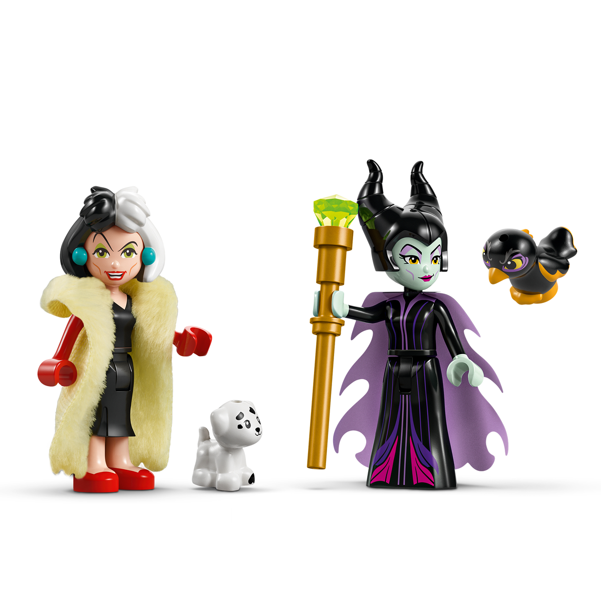 LEGO Disney 43262 Piktadarės ir Kruelos De Vil suknelės