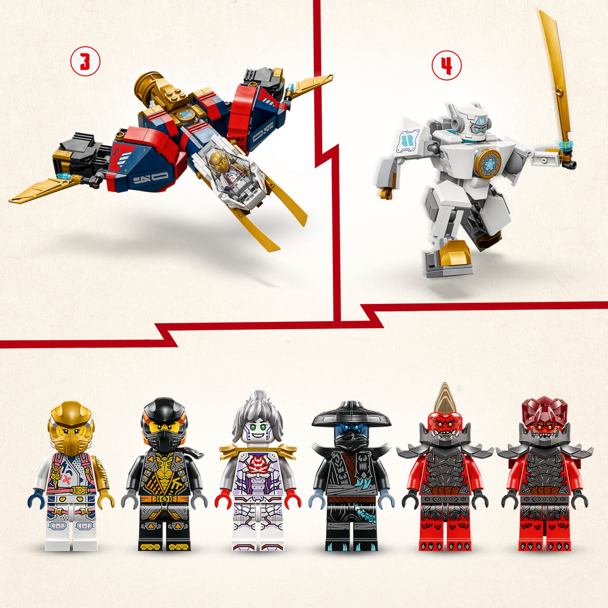LEGO NINJAGO 71834 Zane'o ultrajungtinis robotas