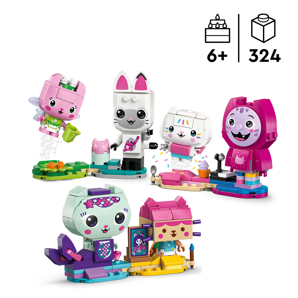 LEGO Gabby's Dollhouse 11215 Gabės kačiukai draugai iš kaladėlių