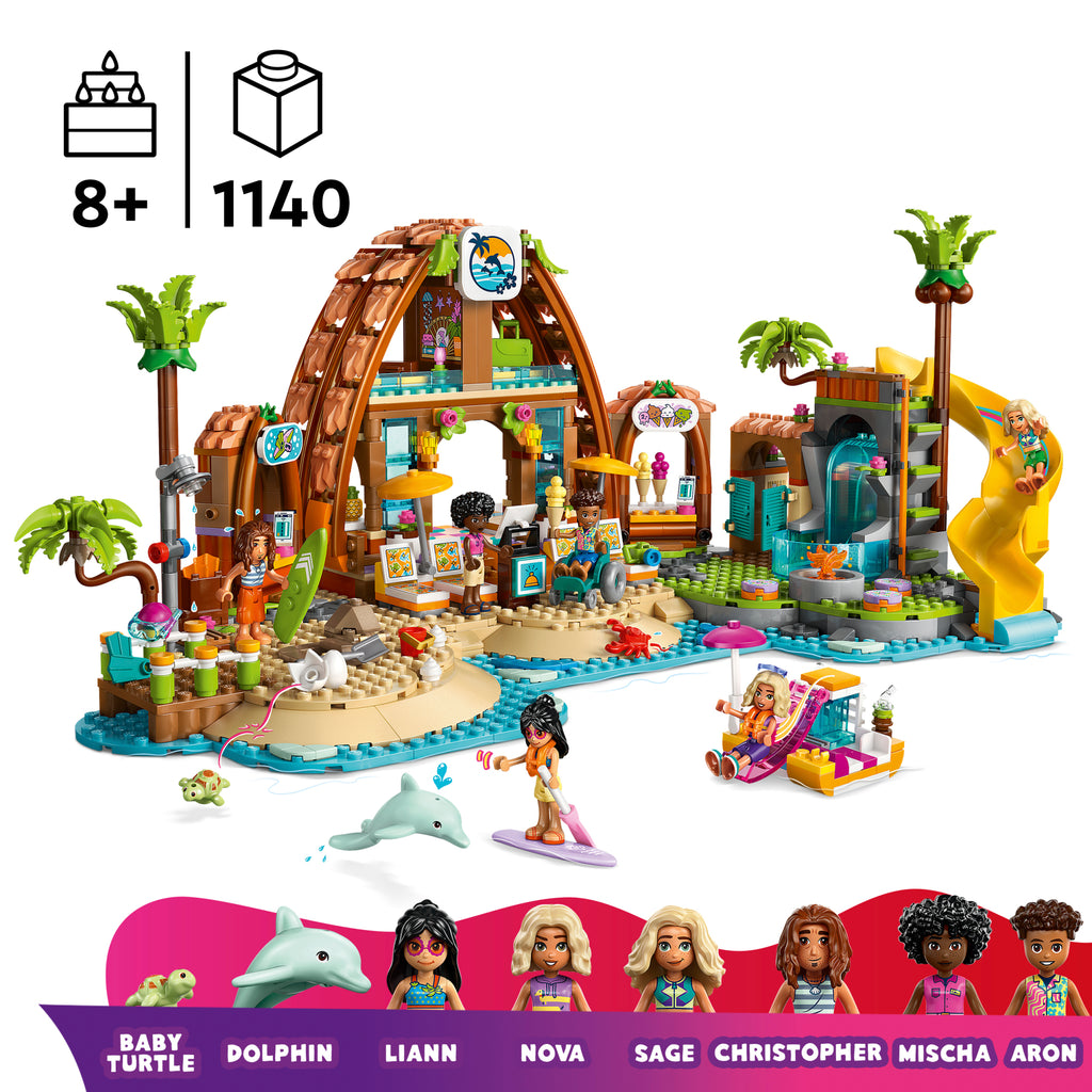 LEGO Friends 42673 Šeimos atostogų paplūdimio kurortas