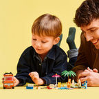 LEGO Bluey 11202 Blujės šeimos kelionė automobiliu į paplūdimį