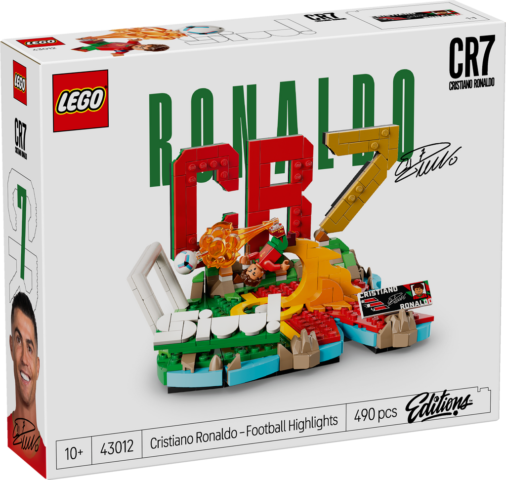 LEGO Editions 43012 Cristiano Ronaldo – futbolo akimirkos