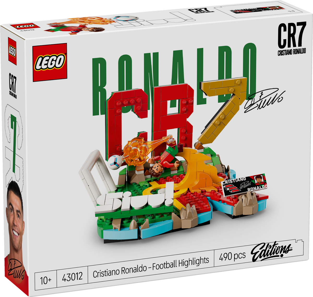 LEGO Editions 43012 Cristiano Ronaldo – futbolo akimirkos