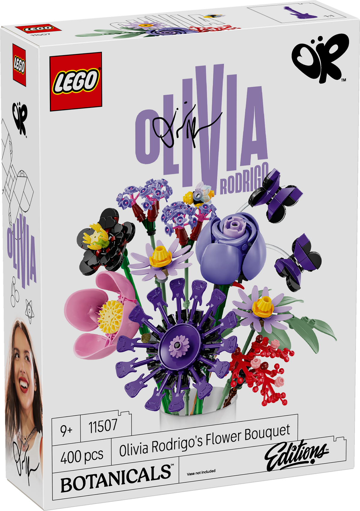 LEGO Botanicals 11507 Olivia Rodrigo gėlių puokštė
