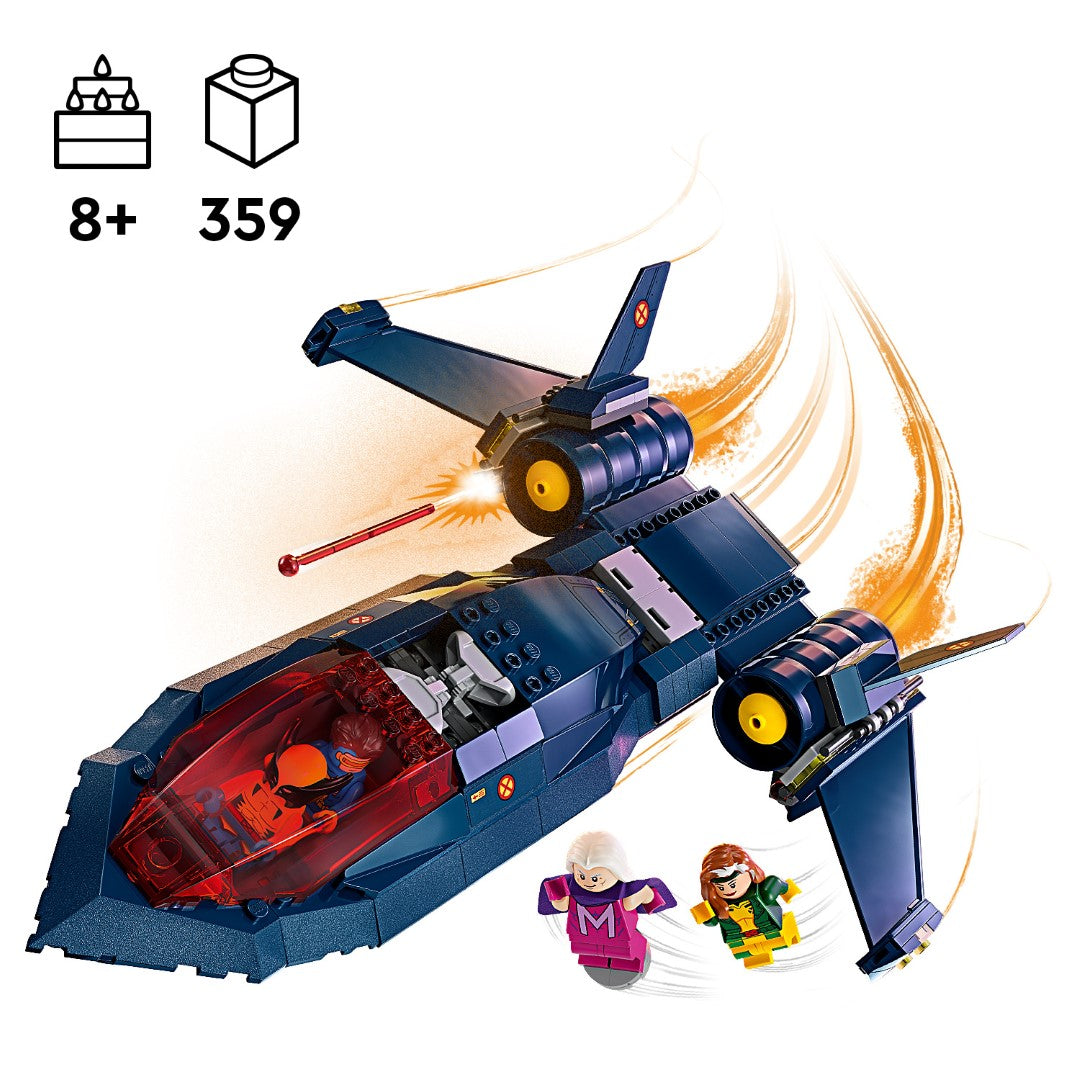 LEGO Marvel 76281 X-Men lėktuvas X-Jet