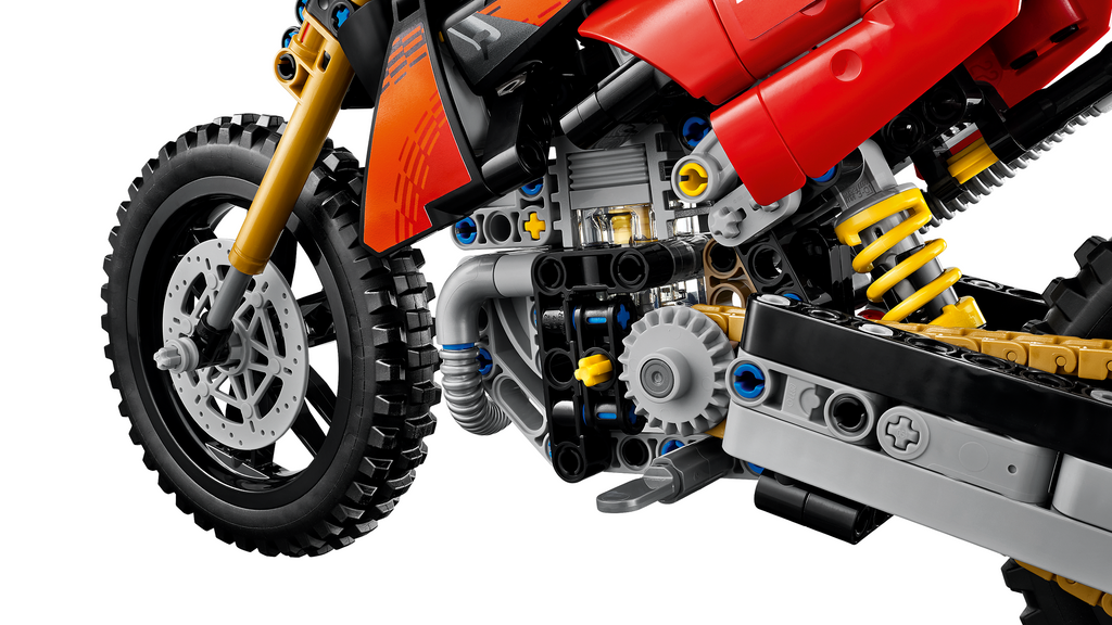LEGO Technic 42238 Ducati Desmo450 MX Factory motociklas