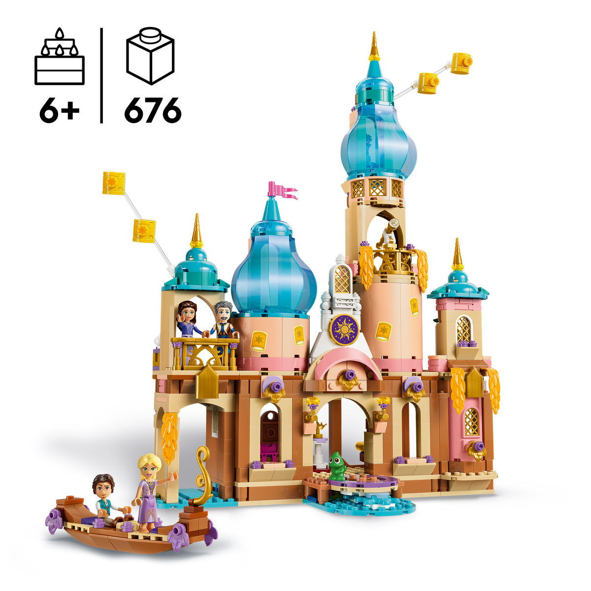 LEGO Disney 43297 Auksaplaukės pilis