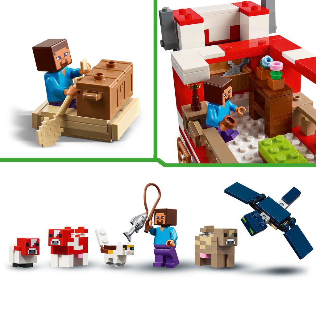 LEGO Minecraft 21270 Mušrūmų namas
