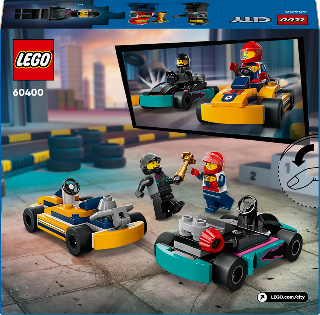 LEGO City 60400 Kartingai ir lenktynininkai